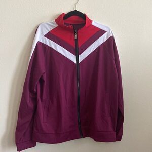 Zipper jacket multicolor with funcional pockets size 1xl